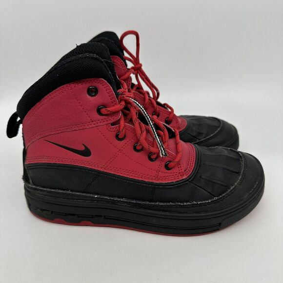 Nike ACG Woodside 2 High boy's Kids Red & Black Boots 524872-601 SIZE 4.5Y - Picture 5 of 8